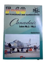 West German Air Force Canadair Sabre GERMAN TEXT Soft Cover Reference Book
