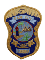 US Dade City Florida Gold Edge Police Patch US Dade City Florida Gold Edge Police Patch
