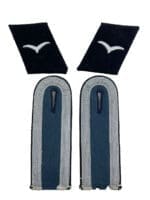 WW2 German Luftwaffe Pioneer Shoulder Boards and Collar Tabs Pair