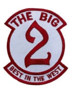 Canadian Forces RCAF The Big 2 Best in the West Colour Squadron Crest Patch