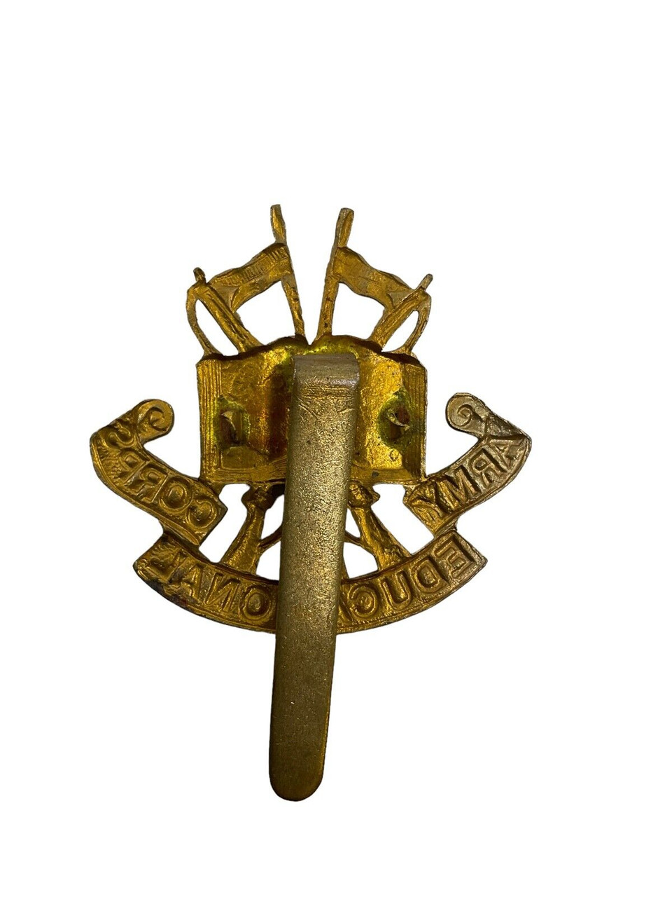 WW1 British BEF Army Educational Corps Cap Badge WW1 British BEF Army Educational Corps Cap Badge