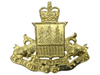 Canadian Regiment Du Saguenay Cap Badge Canadian Regiment Du Saguenay Cap Badge