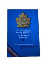 WW2 Canadian A Selection of Badge Designs of the Canadian Forces Reference Book