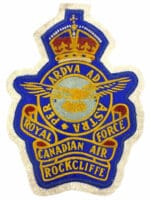 WW2 Canadian RCAF Rockcliffe Crest Patch 6 X 4