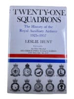 WW2 British RAF Twenty One Squadrons History of RAA Hardcover Reference Book