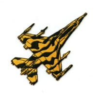 Belgian Belgium F-16 Tiger Stripe Colour Crest Patch