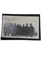 WW1 Canadian RFC Winter Group Portrait Photograph6 x 3.5 Inch