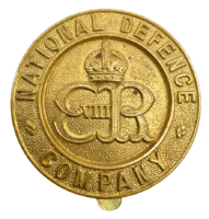 British Edward VIII National Defence Company Cap Badge British Edward VIII National Defence Company Cap Badge