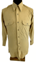 US 3rd Army Patched Tan Shirt Size 14