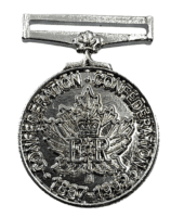 Canadian Forces CF Confederation 125th Service Medal Miniature Canadian Forces CF Confederation 125th Service Medal Miniature