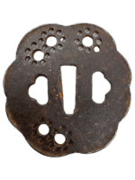 Japan Japanese Samurai Sword Iron Tsuba 5 Japan Japanese Samurai Sword Iron Tsuba 5