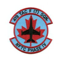 RCAF CAF Canadian 419 NFTC Phase 4 Squadron Colour Crest Patch