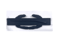US Forces Combat Infantryman Qualification Subdued Badge Clutch Back
