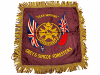 WW2 Canadian Grey & Simcoe Foresters Sweetheart Pillow Case 19 x 19 Inch