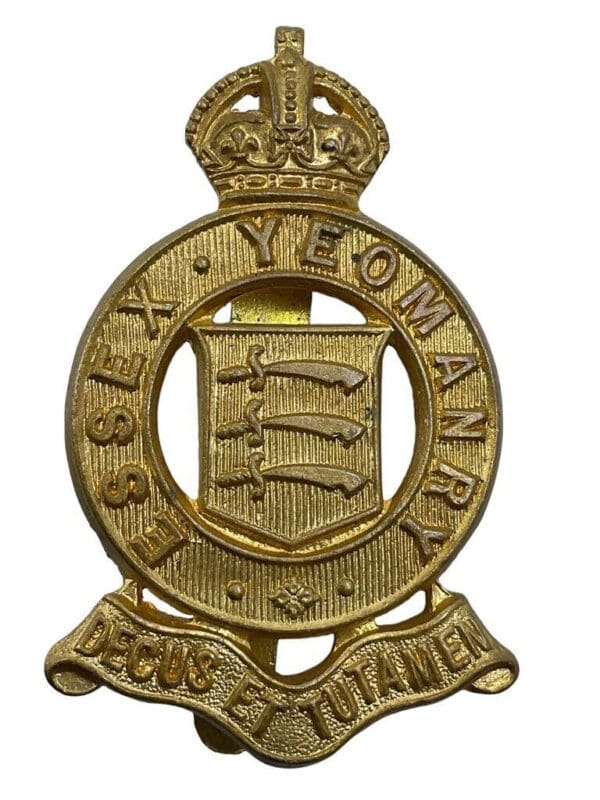 WW2 British Essex Yeomanry Cap Badge