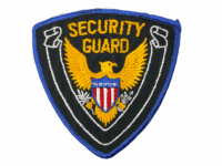 US Security Guard Police Patch US Security Guard Police Patch