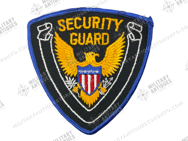 US Security Guard Police Patch - Military Antiques Toronto