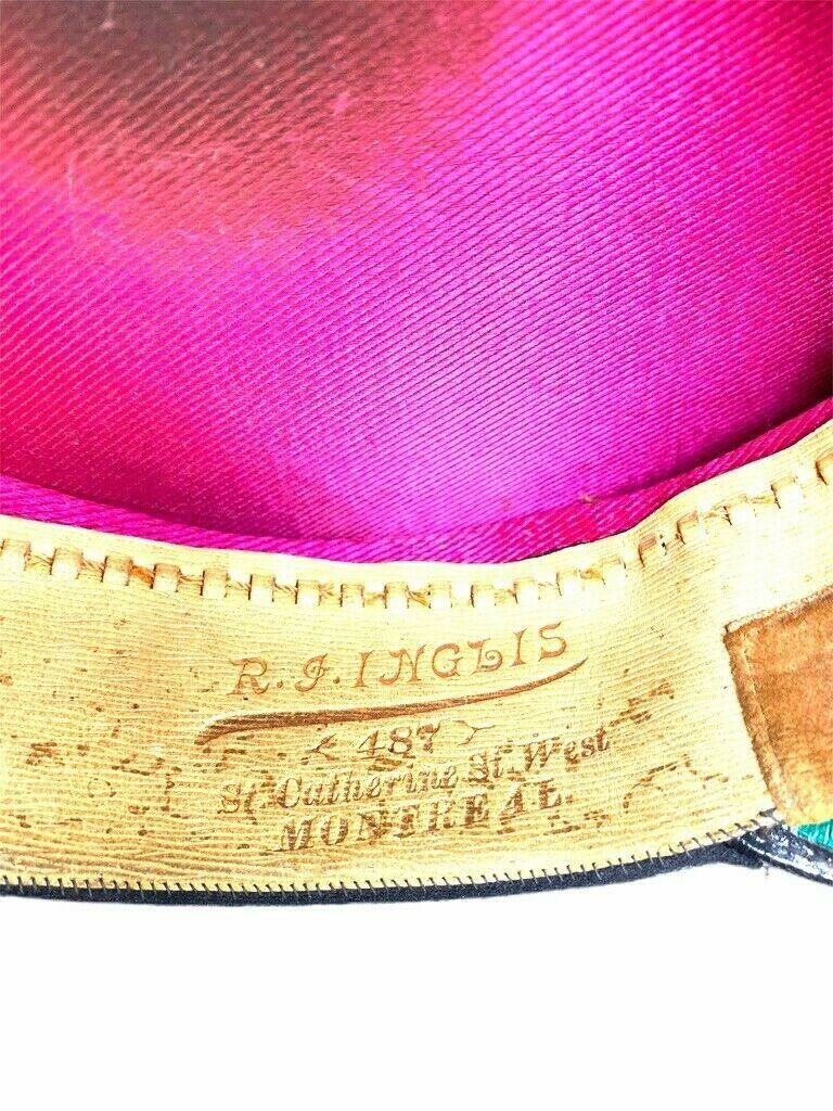 Canadian Staff Pattern Field Rank Officers Forage Cap Hat Size 7 1/8 Canadian Staff Pattern Field Rank Officers Forage Cap Hat Size 7 1/8