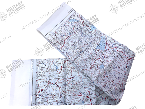 British Canadian RAF RCAF Escape Map Sheet J36 Ankara - Military ...