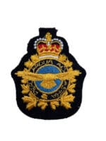 Canadian Forces RCAF Cloth Cap Badge Padded