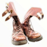 WW2 Canadian Army Officers Boots Named 1944 Dated British Issue