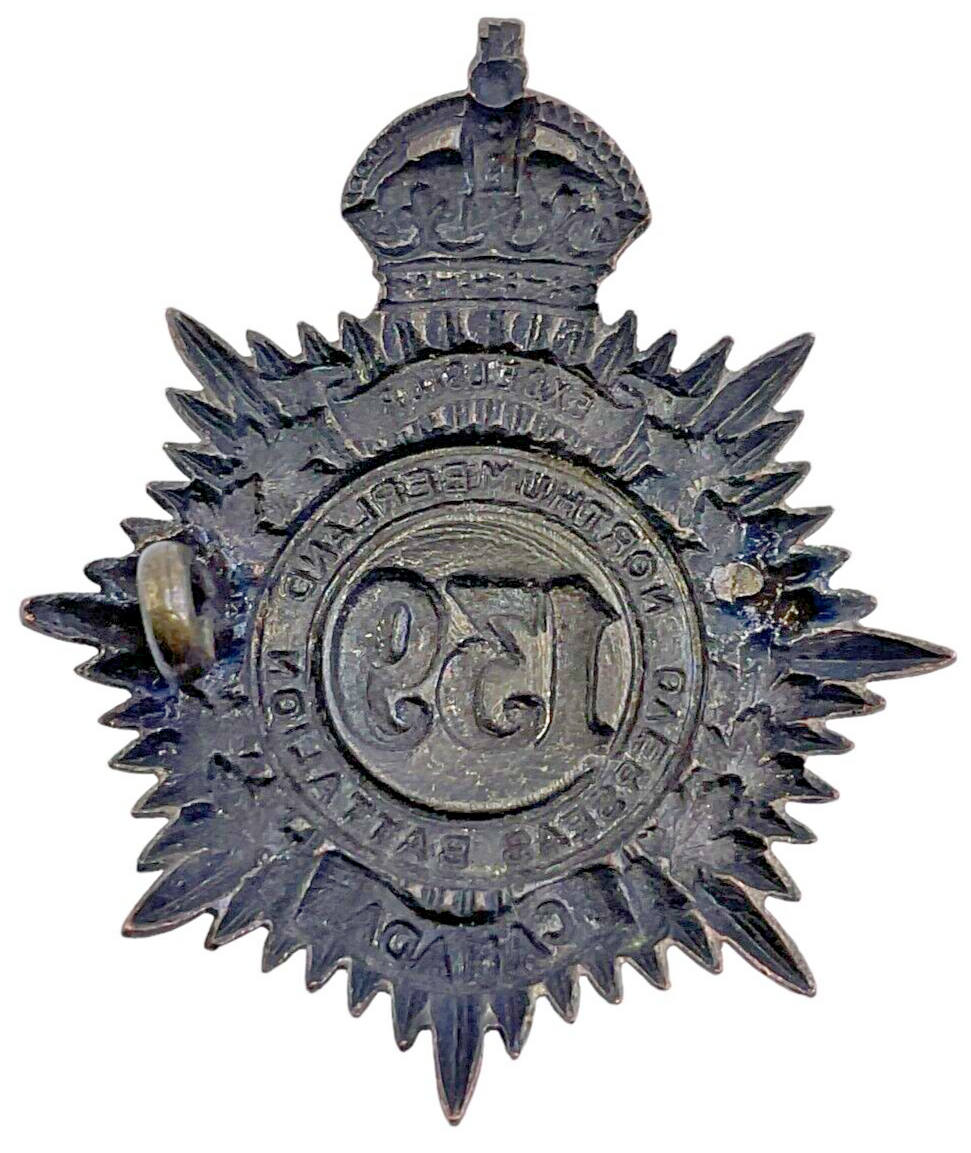 WW1 Canadian CEF 139th Battalion Cap Badge WW1 Canadian CEF 139th Battalion Cap Badge