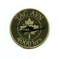 RCAF CAF Canadian 4000 Hrs Tactical Aviation English Squadron OD Crest Patch