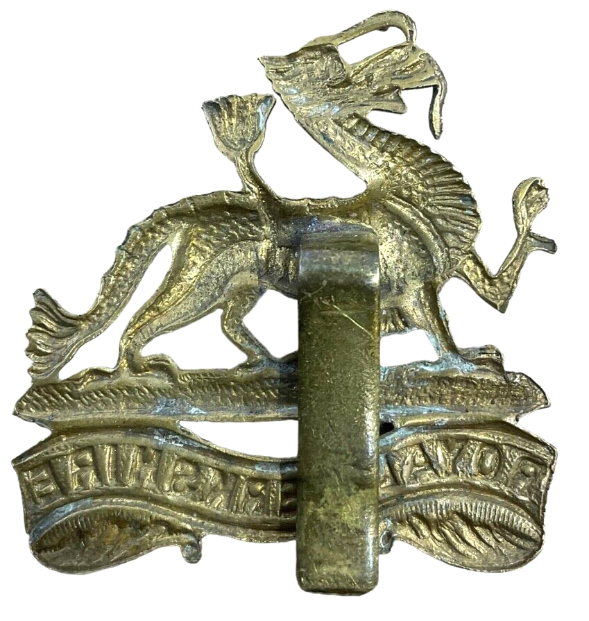 WW1 British BEF British Royal Berkshire Regiment Cap Badge WW1 British BEF British Royal Berkshire Regiment Cap Badge