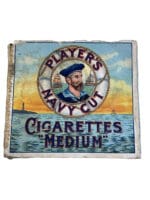 WW2 Canadian British Players Navy Cut Cigarette Packet Empty