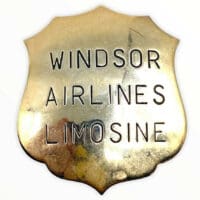 Canadian Windsor Airlines Limousine Drivers Badge