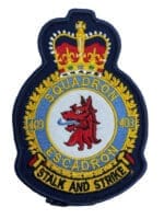 Canadian Forces RCAF 403 Heraldic Colour Squadron Crest Patch Vintage