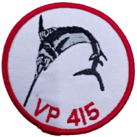 Canadian Forces RCAF VP 415 Squadron Crest Patch Vintage