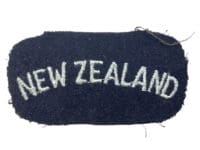 WW2 New Zealand RNZAF Nationality Shoulder Title Insignia Single 1 WW2 New Zealand RNZAF Nationality Shoulder Title Insignia Single 1