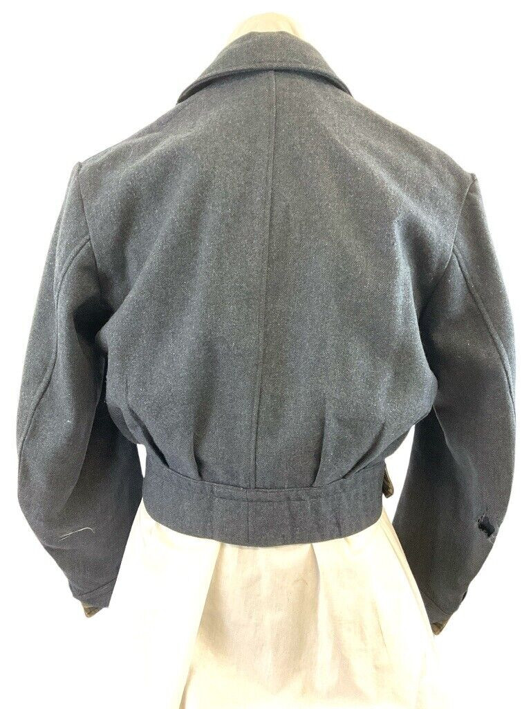 WW2 Canadian RCAF Air Force Battle Dress Jacket 1943 Dated Named Missing Boards WW2 Canadian RCAF Air Force Battle Dress Jacket 1943 Dated Named Missing Boards