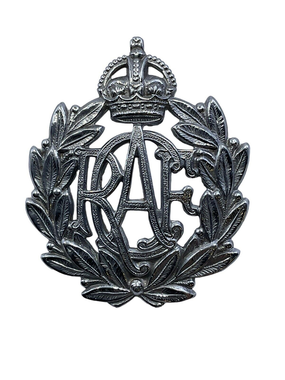 WW2 Canadian RCAF Plated Band Cap Badge William Scully Montreal Marked WW2 Canadian RCAF Plated Band Cap Badge William Scully Montreal Marked