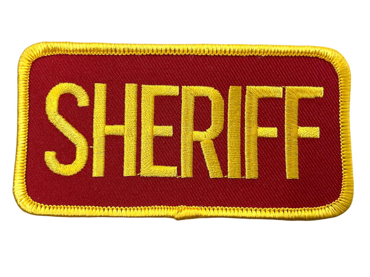 US Sheriff Department Police Tape Patch 4 x 2 Inch US Sheriff Department Police Tape Patch 4 x 2 Inch