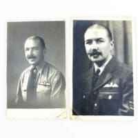 WW2 British RAF Flight Sergeant Pilot Picture Postcard X 2