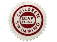 Canadian RCAF St Jean Children Swimming Qualification Patch