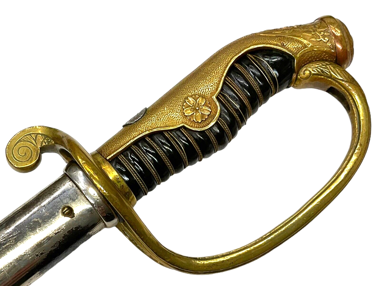 WW2 Imperial Japanese Army Officers Parade Sword Wavy Folded
