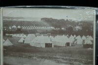 WW1 British Souvenir  paper Postcard, Camp, St Martins Plain.  .