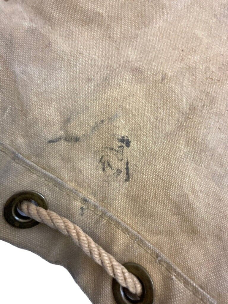 WW2 Canadian Navy RCN Named Duffel Bag C Broad Arrowed WW2 Canadian Navy RCN Named Duffel Bag C Broad Arrowed