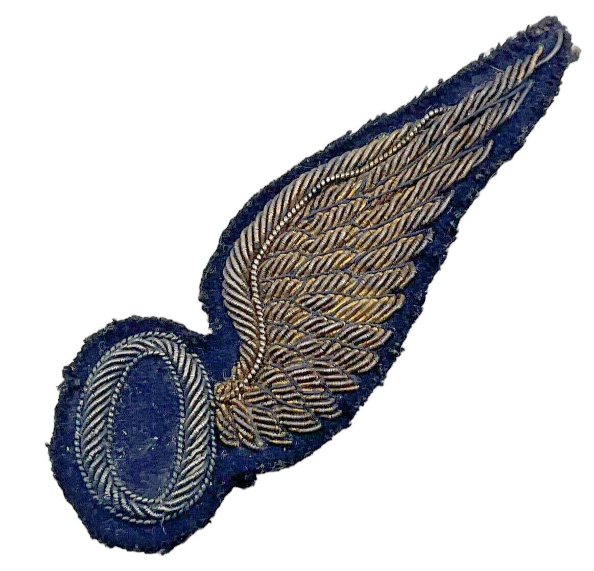 WW1 British Royal Flying Corps RAF RFC Observers Half Wing Brevet Bullion 1 WW1 British Royal Flying Corps RAF RFC Observers Half Wing Brevet Bullion 1