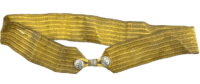 WW1 Imperial German Navy Sweetheart Waist Belt With Braid & Buttons