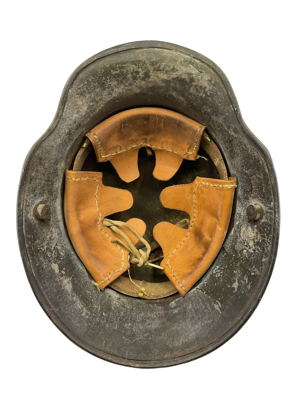 WW1 Imperial German M16 M17 Steel Helmet BF62 with Replaced Liner WW1 Imperial German M16 M17 Steel Helmet BF62 with Replaced Liner