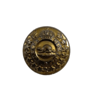 Canadian Militia Officers Peak Cap Chinstrap Button