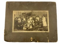 WW1 British BEF Matted Wedding Photograph Engineers Artillery Marines 15 x 12