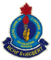 Royal Canadian Air Force St Hubert Recreation Award Jacket Crest Patch