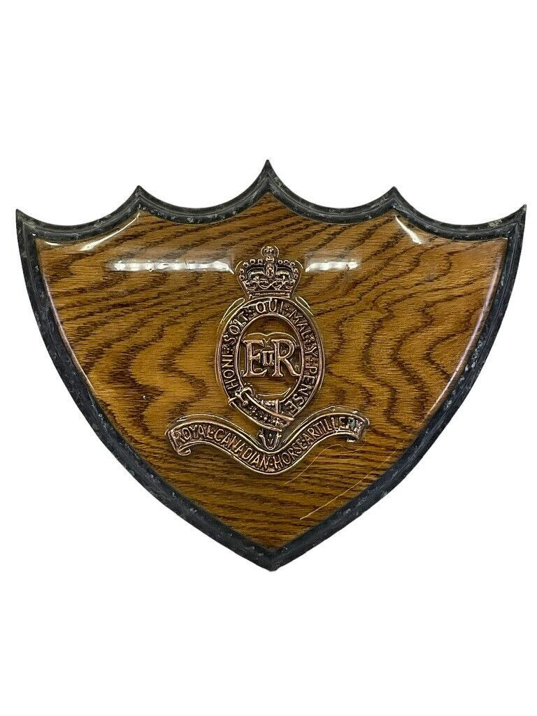 Canadian Forces RCHA Horse Artillery Wood Plaque 12 X 9 Canadian Forces RCHA Horse Artillery Wood Plaque 12 X 9