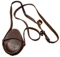 WW1 British Canadian CEF BEF Officers Brown Leather 1917 Dated Compass Pouch WW1 British Canadian CEF BEF Officers Brown Leather 1917 Dated Compass Pouch