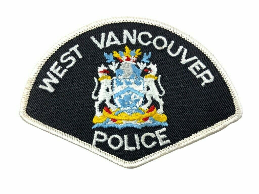Canadian West Vancouver British Columbia Police Patch 2 Canadian West Vancouver British Columbia Police Patch 2